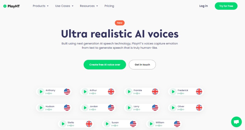 ultra realistic ai voices