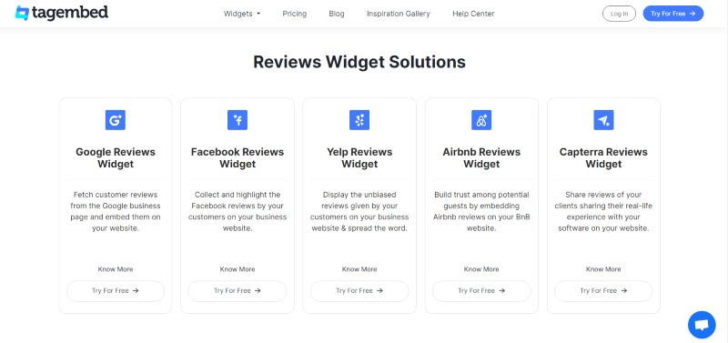 tagembed review widget
