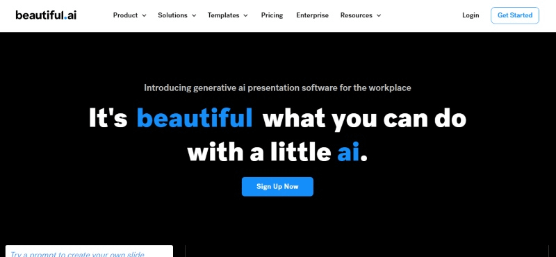 Beautiful AI Homepage